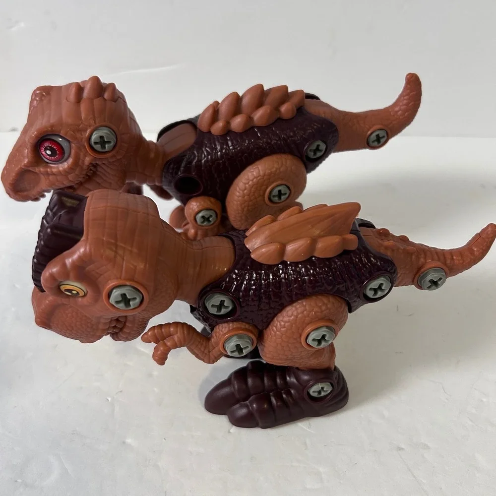 Take Apart Dinosaur Toys for Kids STEM Learning Building Set of 6 T-Rex Multi